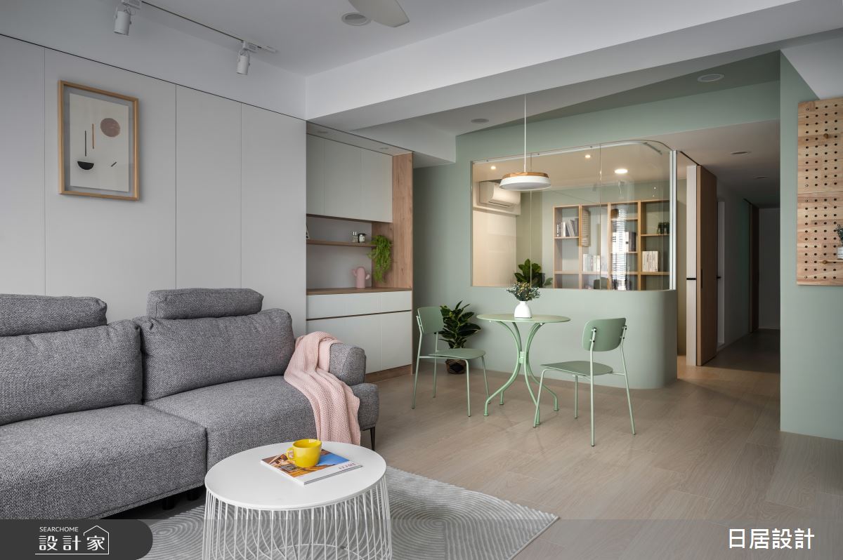 26坪老屋(31~40年)＿混搭風客廳餐廳案例圖片＿日居設計＿日居_恬適之18