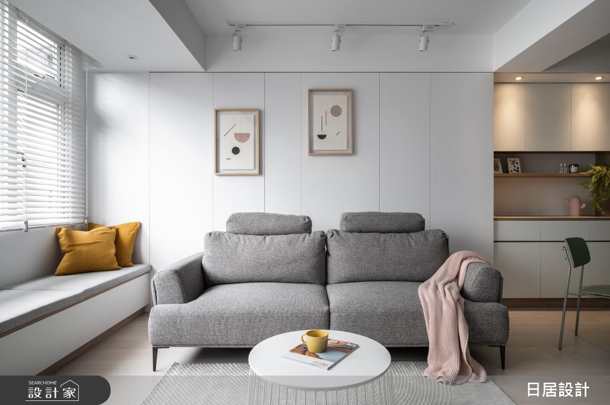 26坪老屋(31~40年)＿混搭風客廳案例圖片＿日居設計＿日居_恬適之11