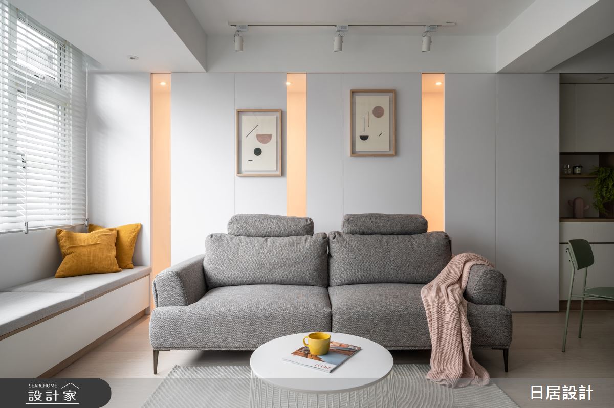26坪老屋(31~40年)＿混搭風客廳案例圖片＿日居設計＿日居_恬適之13