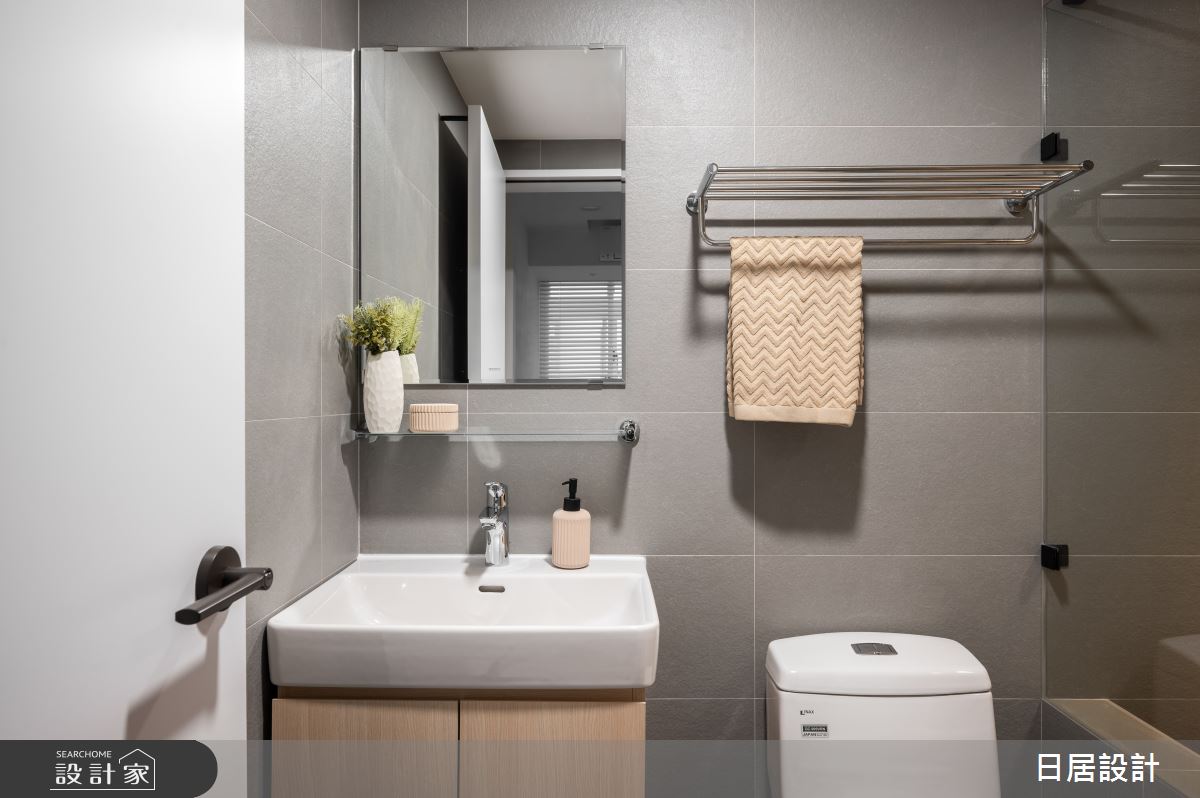 26坪老屋(31~40年)＿混搭風浴室案例圖片＿日居設計＿日居_恬適之34