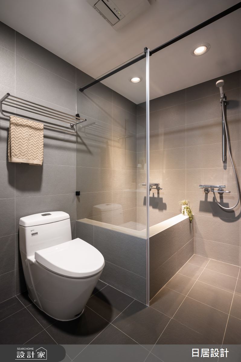 26坪老屋(31~40年)＿混搭風浴室案例圖片＿日居設計＿日居_恬適之35