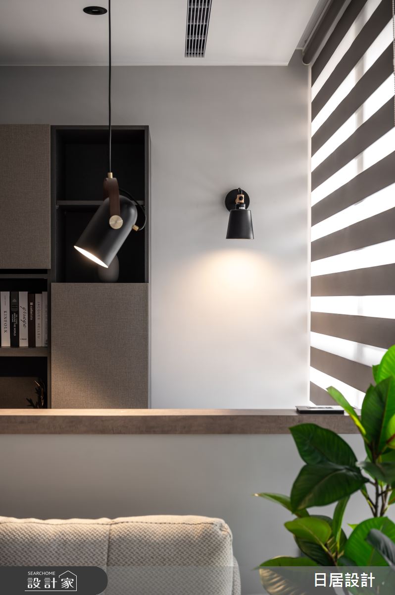 22坪新成屋(5年以下)＿混搭風客廳案例圖片＿日居設計＿日居_梣木厚綠佐醺香之12