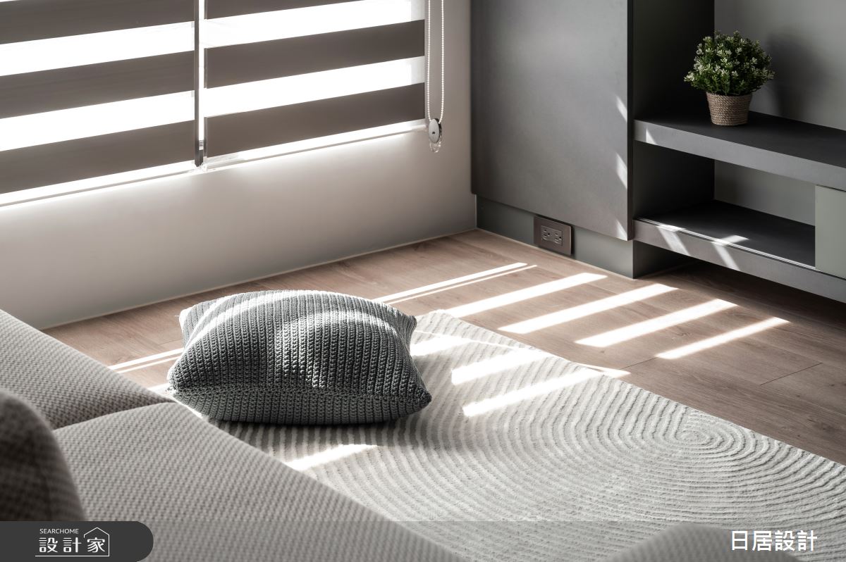 22坪新成屋(5年以下)＿混搭風客廳案例圖片＿日居設計＿日居_梣木厚綠佐醺香之9