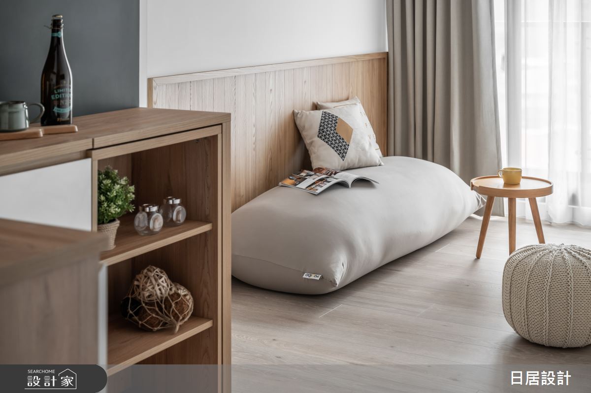 12坪新成屋(5年以下)＿混搭風客廳案例圖片＿日居設計＿日居_抹茶生乳捲之3