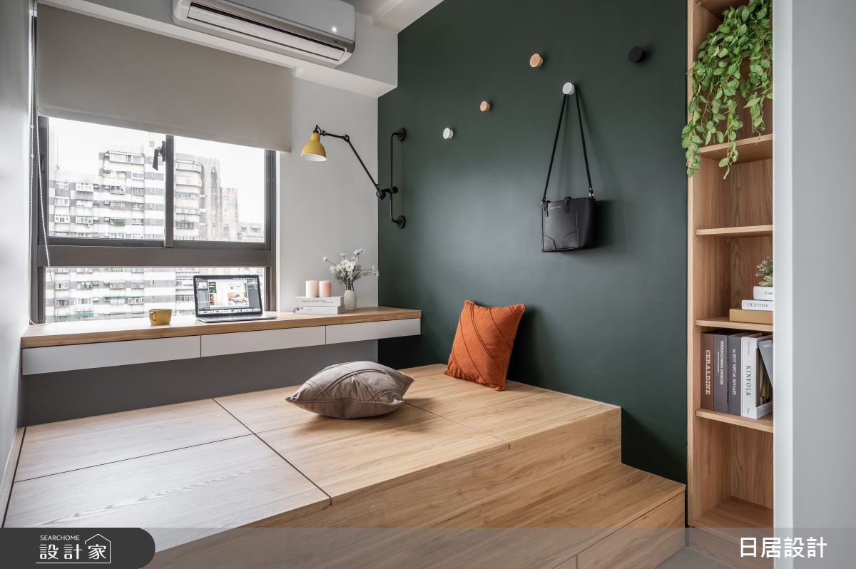 12坪新成屋(5年以下)＿混搭風和室多功能室案例圖片＿日居設計＿日居_抹茶生乳捲之23
