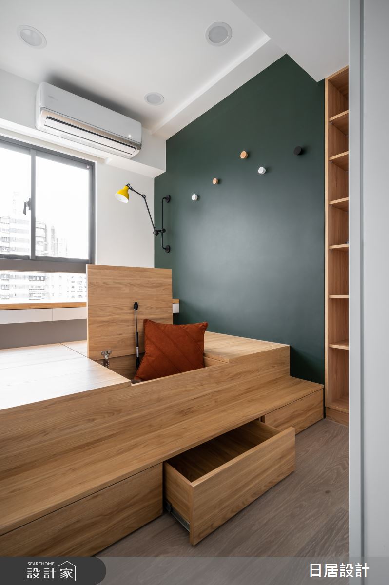 12坪新成屋(5年以下)＿混搭風和室多功能室案例圖片＿日居設計＿日居_抹茶生乳捲之22