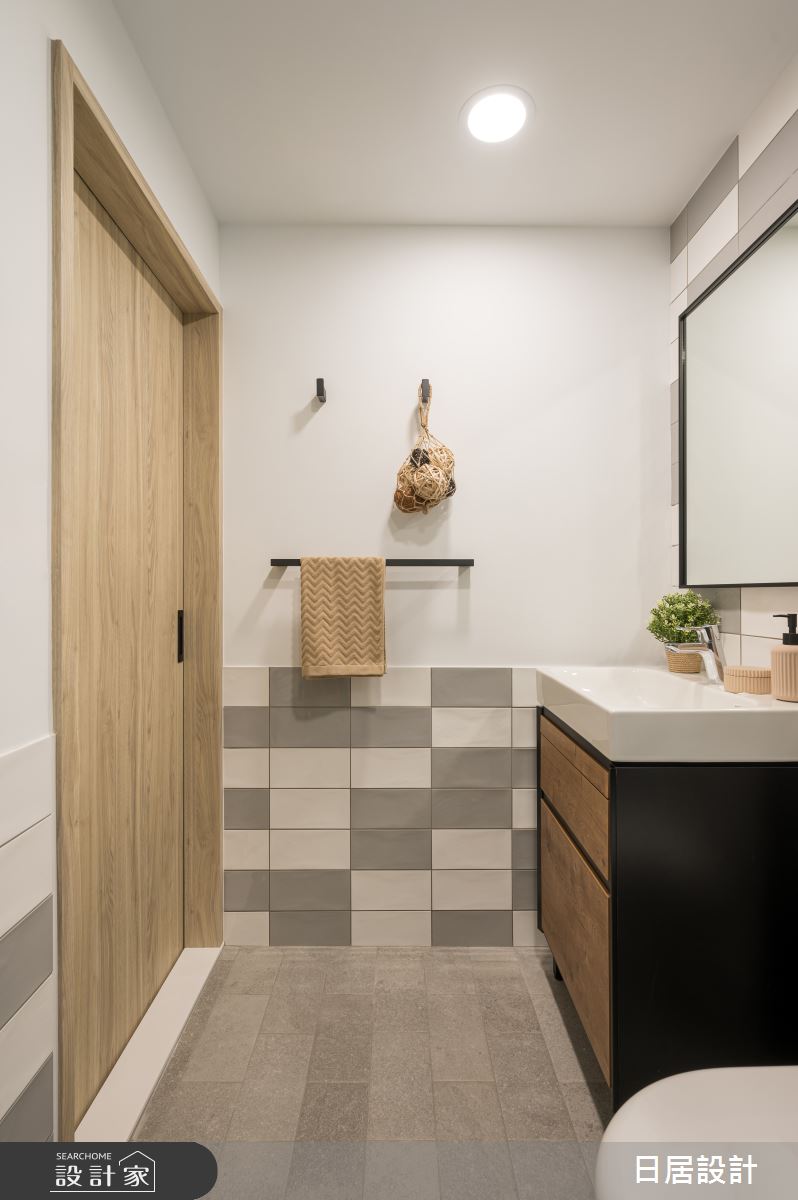 21坪老屋(31~40年)＿混搭風浴室案例圖片＿日居設計＿日居_秋褐之29