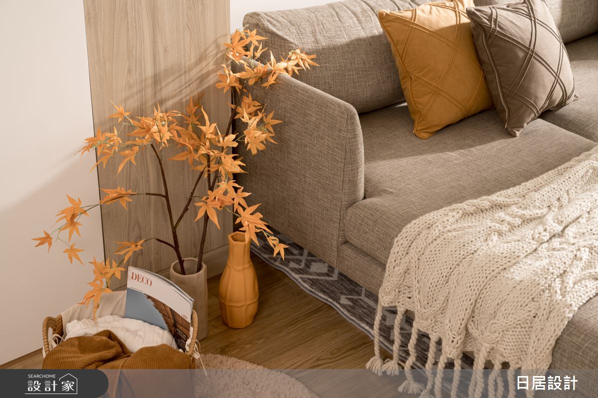 21坪老屋(31~40年)＿混搭風客廳案例圖片＿日居設計＿日居_秋褐之6