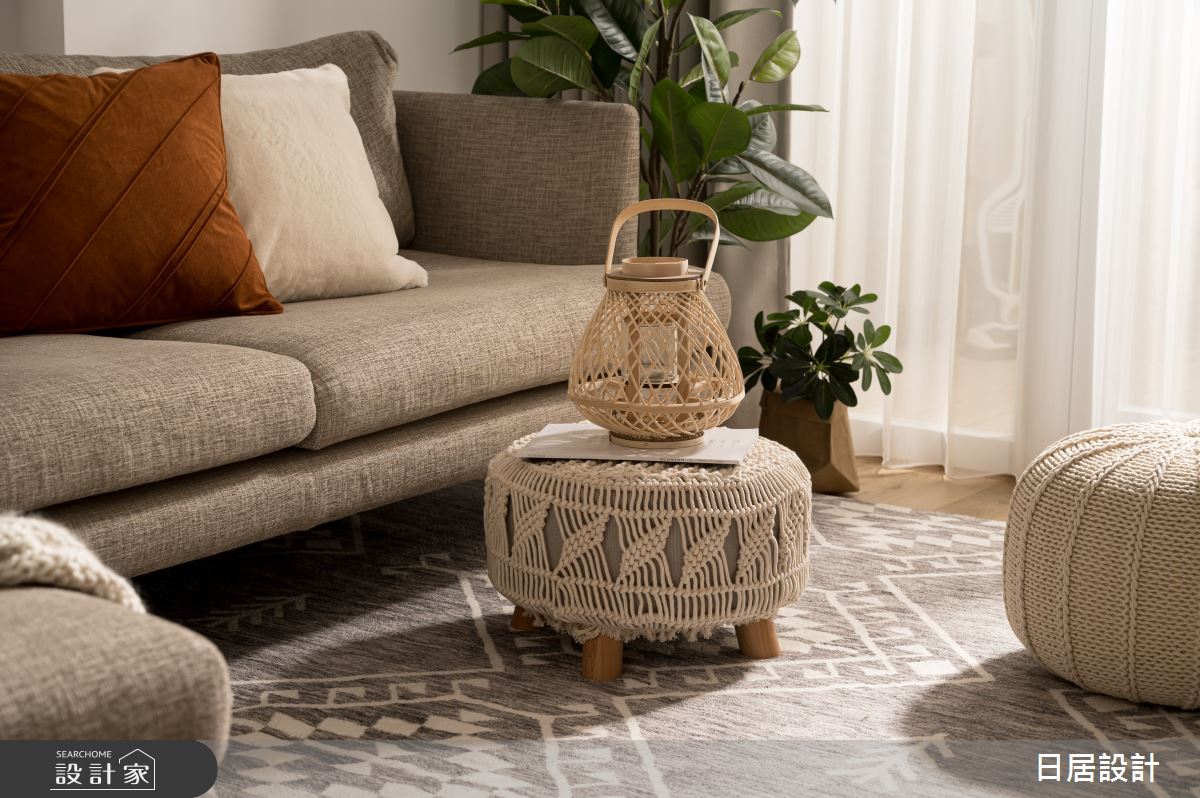 21坪老屋(31~40年)＿混搭風客廳案例圖片＿日居設計＿日居_秋褐之5