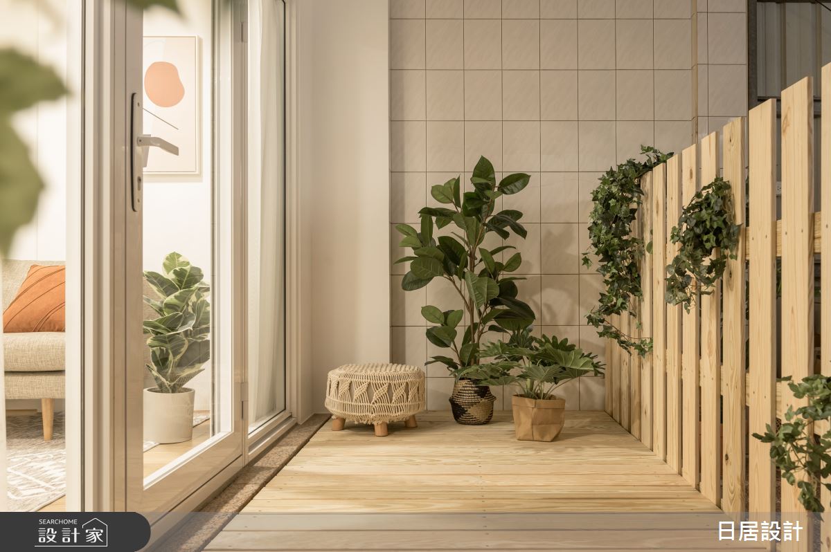 21坪老屋(31~40年)＿混搭風陽台案例圖片＿日居設計＿日居_秋褐之44