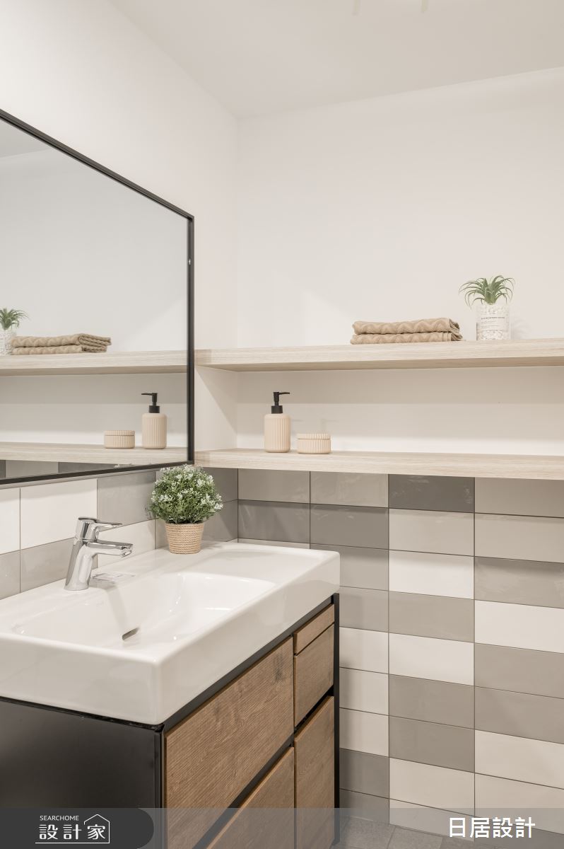21坪老屋(31~40年)＿混搭風浴室案例圖片＿日居設計＿日居_秋褐之30