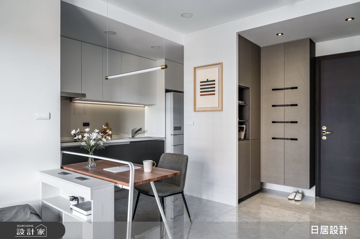 16坪新成屋(5年以下)＿混搭風玄關廚房案例圖片＿日居設計＿日居_Tea Time之1