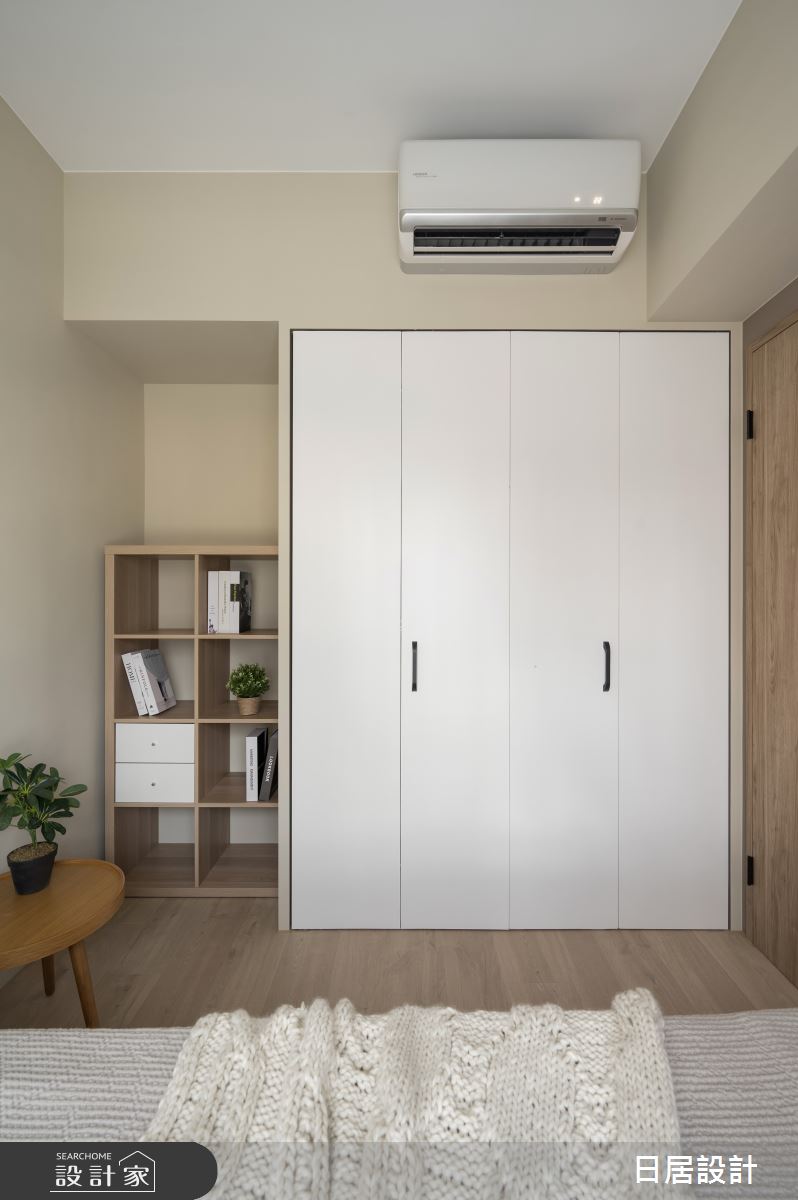 13坪新成屋(5年以下)＿混搭風臥室案例圖片＿日居設計＿日居_林蔭下的焦糖香之20