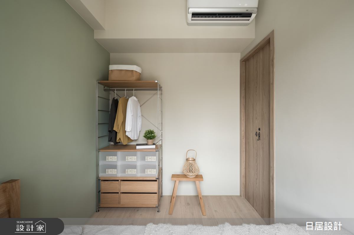 13坪新成屋(5年以下)＿混搭風臥室案例圖片＿日居設計＿日居_林蔭下的焦糖香之25