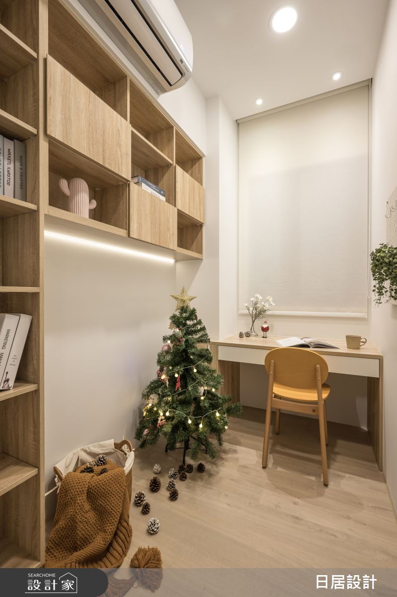 19坪新成屋(5年以下)＿混搭風書房案例圖片＿日居設計＿日居_棉花田的煦煦淡妝之16