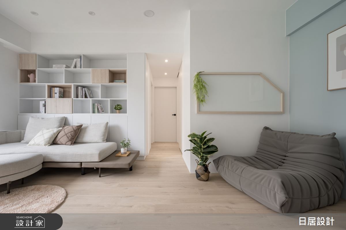 19坪老屋(16~30年)＿混搭風客廳案例圖片＿日居設計＿日居_彩針糖雪糕之5