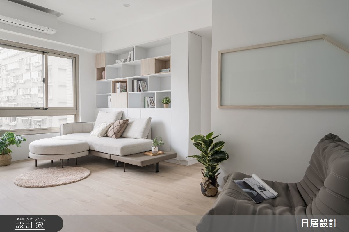19坪老屋(16~30年)＿混搭風客廳案例圖片＿日居設計＿日居_彩針糖雪糕之6