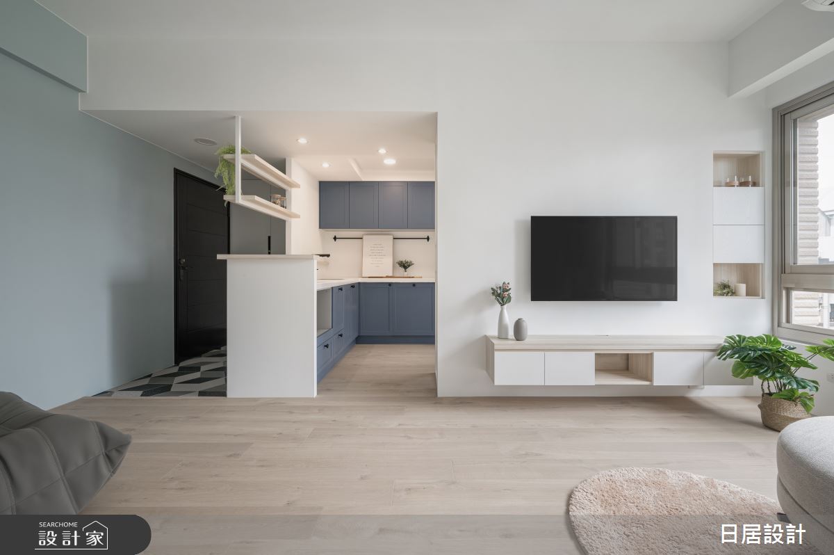 19坪老屋(16~30年)＿混搭風客廳案例圖片＿日居設計＿日居_彩針糖雪糕之8