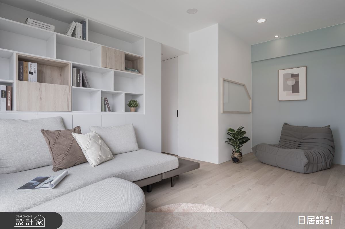 19坪老屋(16~30年)＿混搭風客廳案例圖片＿日居設計＿日居_彩針糖雪糕之12