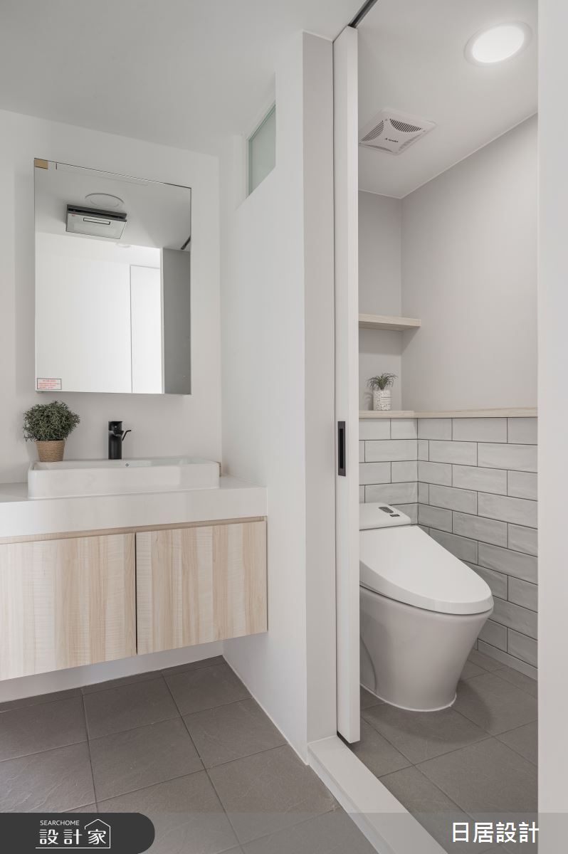 19坪老屋(16~30年)＿混搭風浴室案例圖片＿日居設計＿日居_彩針糖雪糕之27