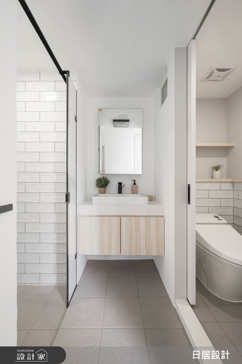 19坪老屋(16~30年)＿混搭風浴室案例圖片＿日居設計＿日居_彩針糖雪糕之28