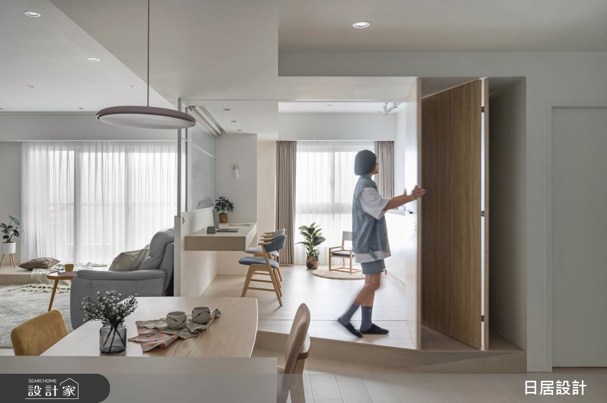 40坪新成屋(5年以下)＿混搭風餐廳書房工作區案例圖片＿日居設計＿日居_芬多精饗宴之6