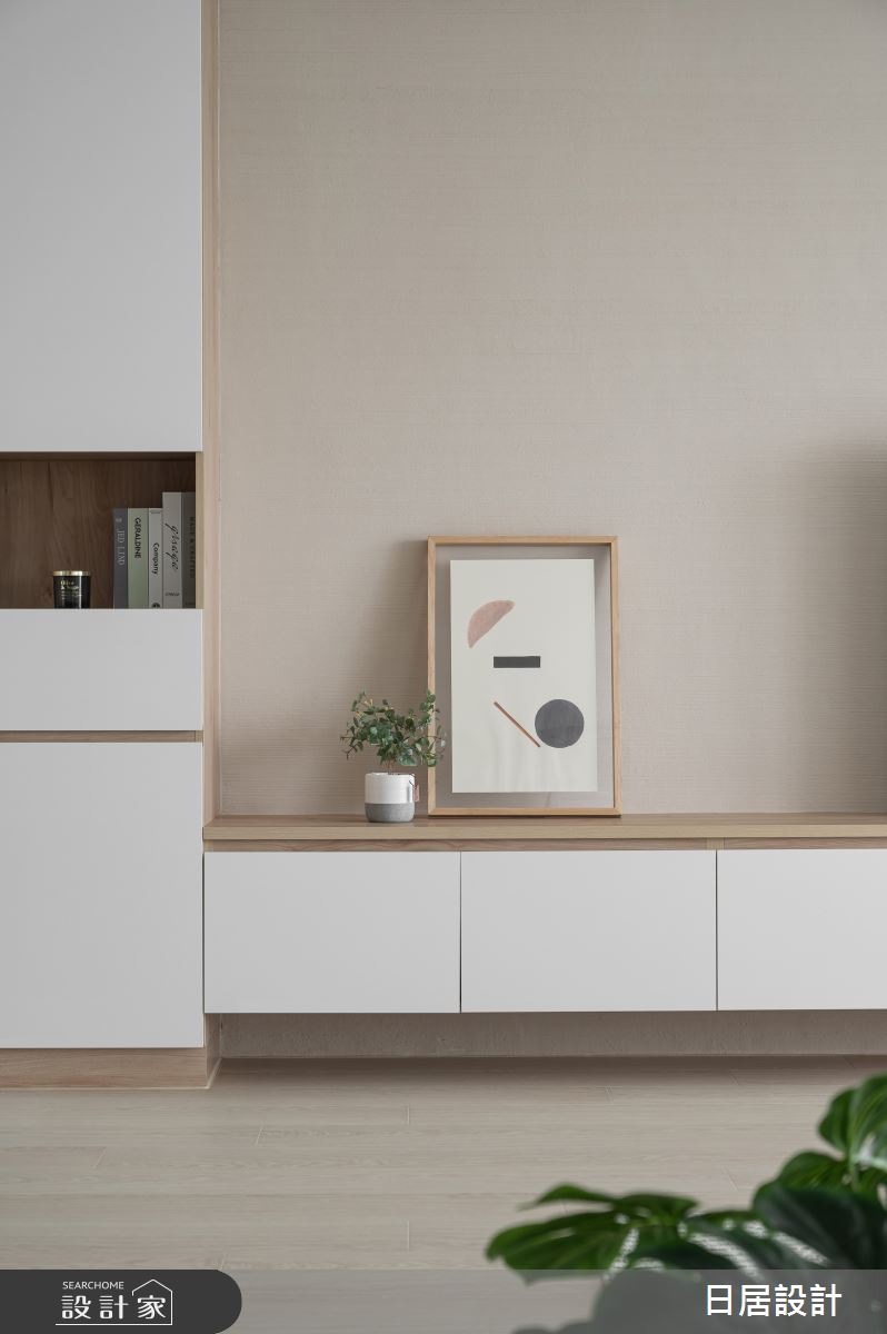 40坪新成屋(5年以下)＿混搭風客廳案例圖片＿日居設計＿日居_芬多精饗宴之11