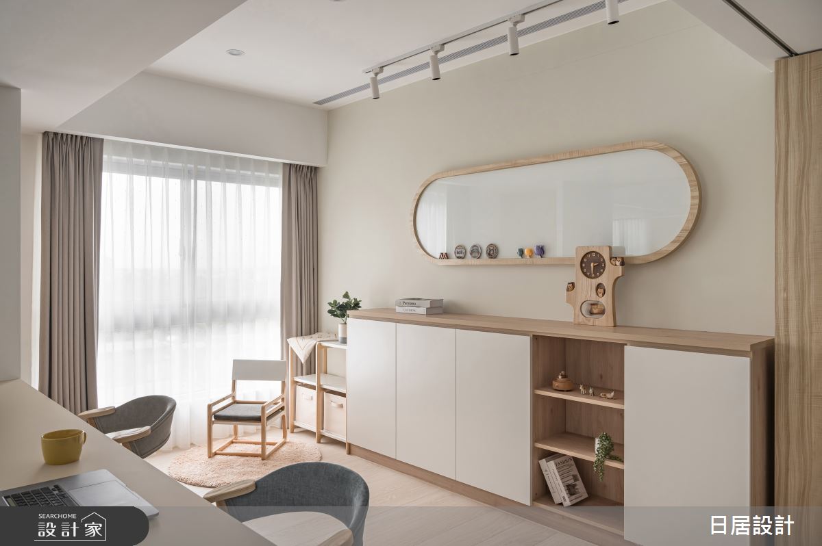 40坪新成屋(5年以下)＿混搭風書房案例圖片＿日居設計＿日居_芬多精饗宴之26