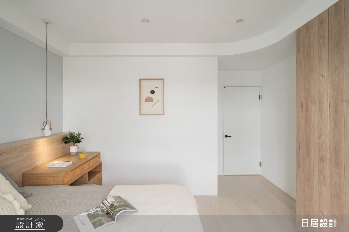 40坪新成屋(5年以下)＿混搭風臥室案例圖片＿日居設計＿日居_芬多精饗宴之34