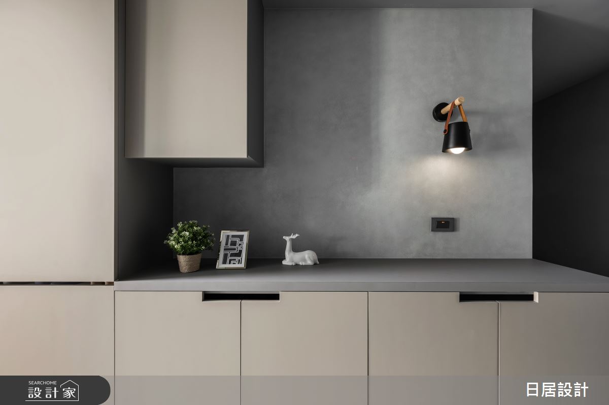 30坪新成屋(5年以下)＿混搭風玄關案例圖片＿日居設計＿日居_黑芝麻藍莓馬芬之2