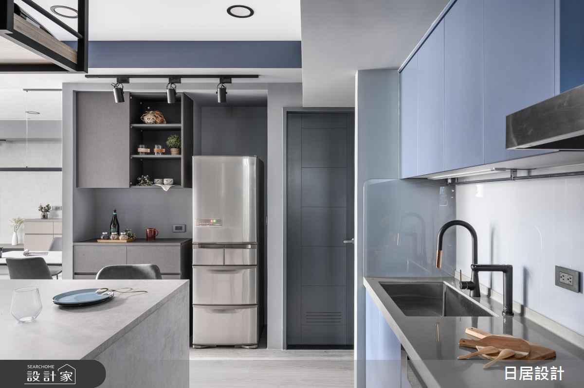 30坪新成屋(5年以下)＿混搭風廚房案例圖片＿日居設計＿日居_黑芝麻藍莓馬芬之14