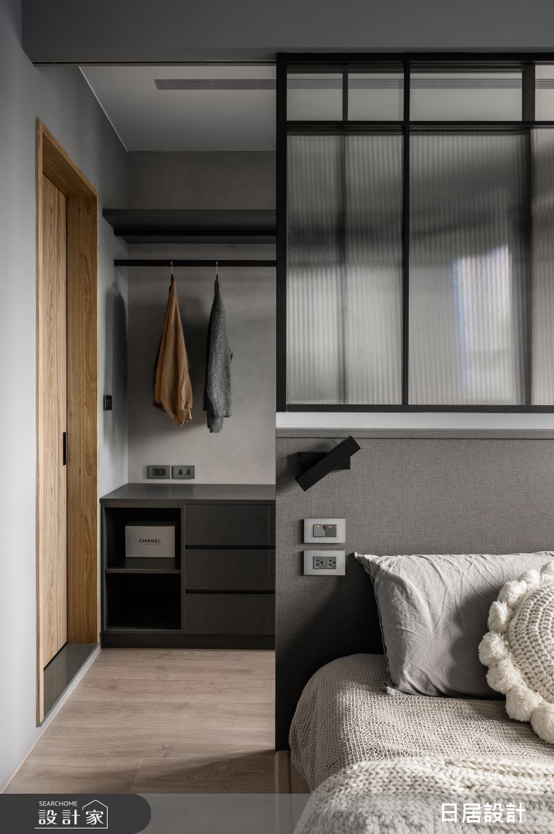 30坪新成屋(5年以下)＿混搭風臥室案例圖片＿日居設計＿日居_黑芝麻藍莓馬芬之18