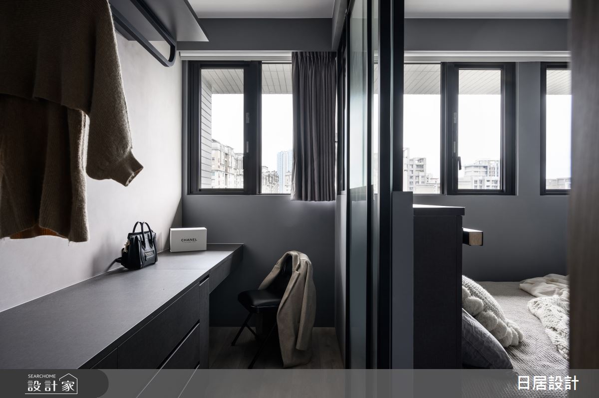 30坪新成屋(5年以下)＿混搭風更衣間案例圖片＿日居設計＿日居_黑芝麻藍莓馬芬之20