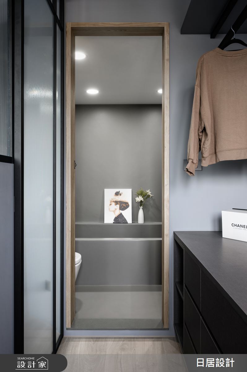 30坪新成屋(5年以下)＿混搭風更衣間案例圖片＿日居設計＿日居_黑芝麻藍莓馬芬之21