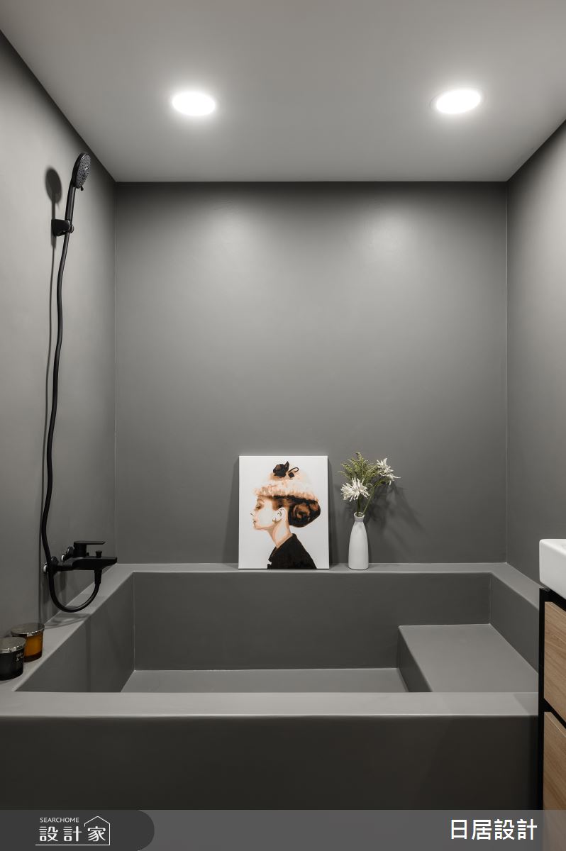 30坪新成屋(5年以下)＿混搭風浴室案例圖片＿日居設計＿日居_黑芝麻藍莓馬芬之22
