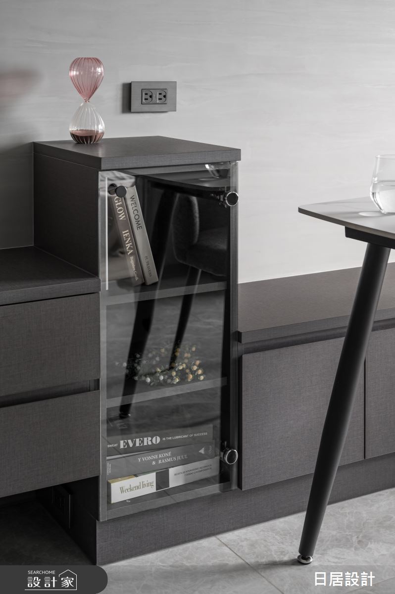 15坪新成屋(5年以下)＿混搭風客廳案例圖片＿日居設計＿日居_無彩調色盤之9