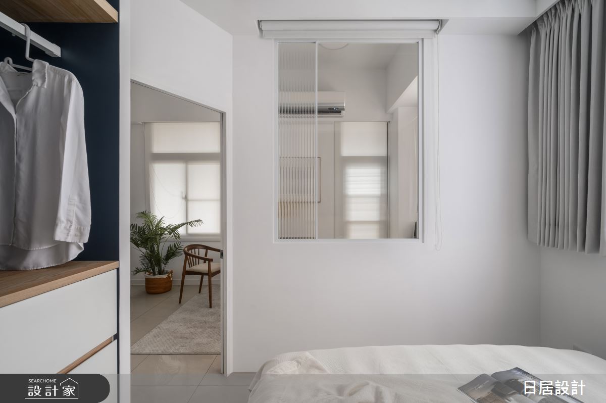 12坪中古屋(5~15年)＿混搭風臥室案例圖片＿日居設計＿日居_藍色湖畔之15