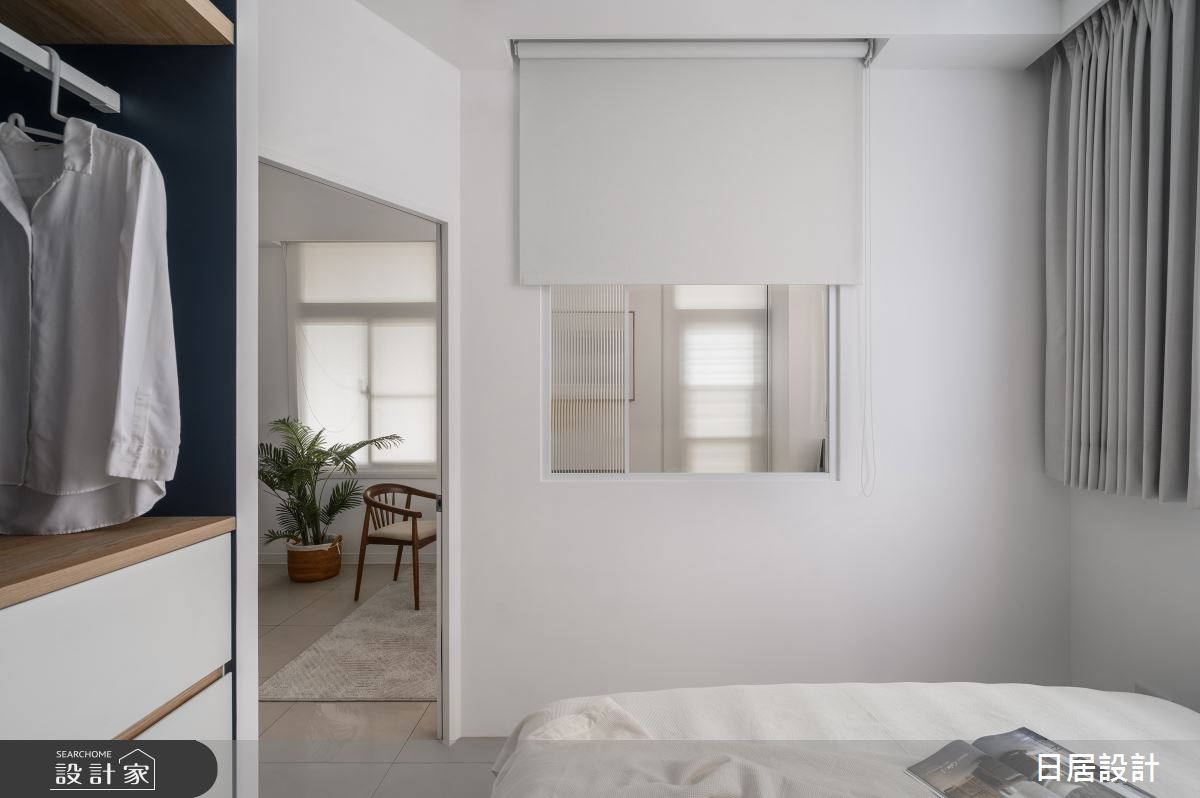 12坪中古屋(5~15年)＿混搭風臥室案例圖片＿日居設計＿日居_藍色湖畔之16