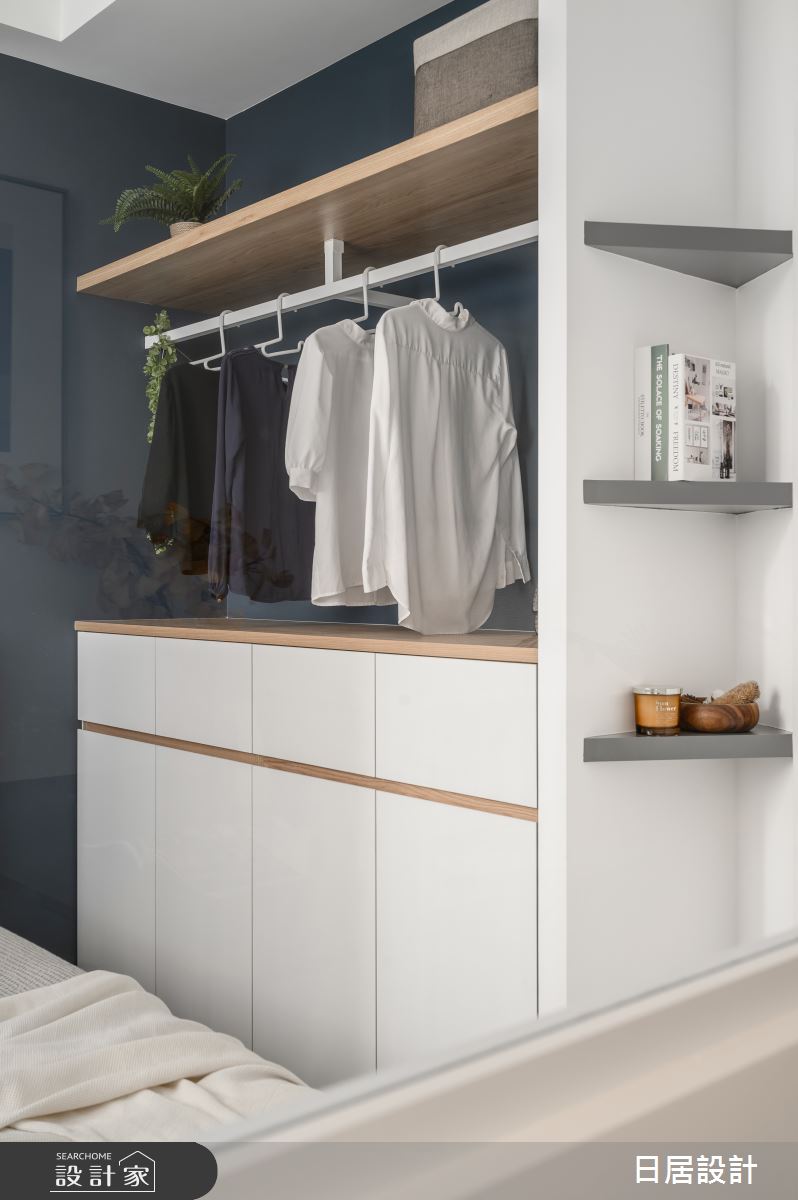 12坪中古屋(5~15年)＿混搭風臥室案例圖片＿日居設計＿日居_藍色湖畔之20