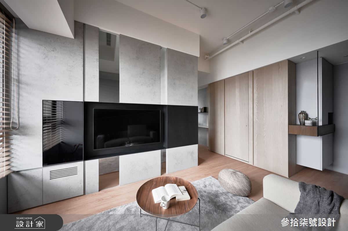 18坪新成屋(5年以下)＿現代風客廳案例圖片＿參拾柒號設計＿參拾柒號_07之6