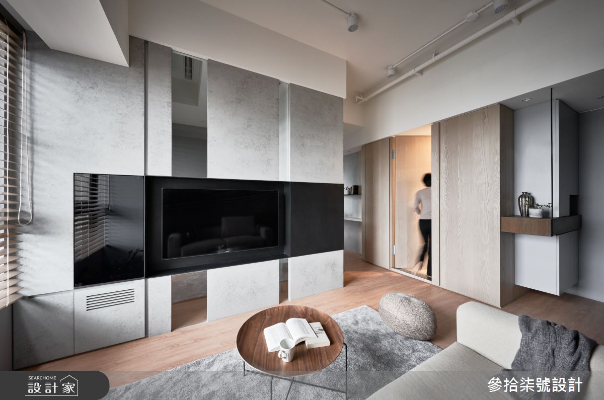 18坪新成屋(5年以下)＿現代風客廳案例圖片＿參拾柒號設計＿參拾柒號_07之7