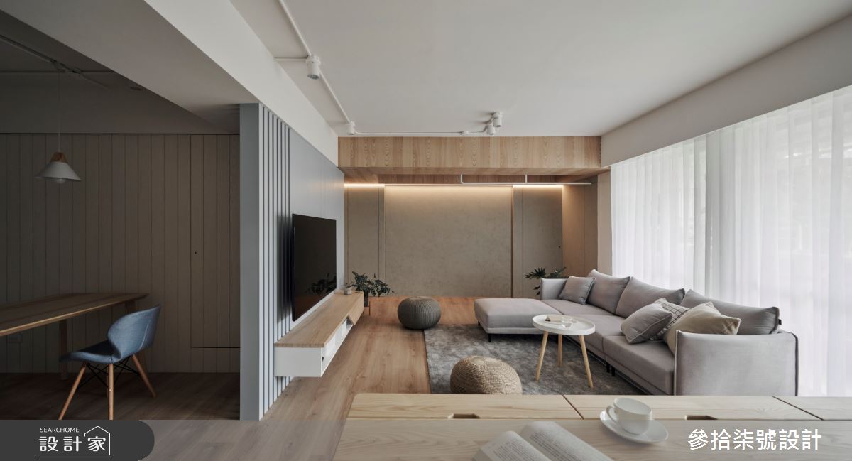 33坪老屋(31~40年)＿北歐風客廳案例圖片＿參拾柒號設計＿參拾柒號_09之2