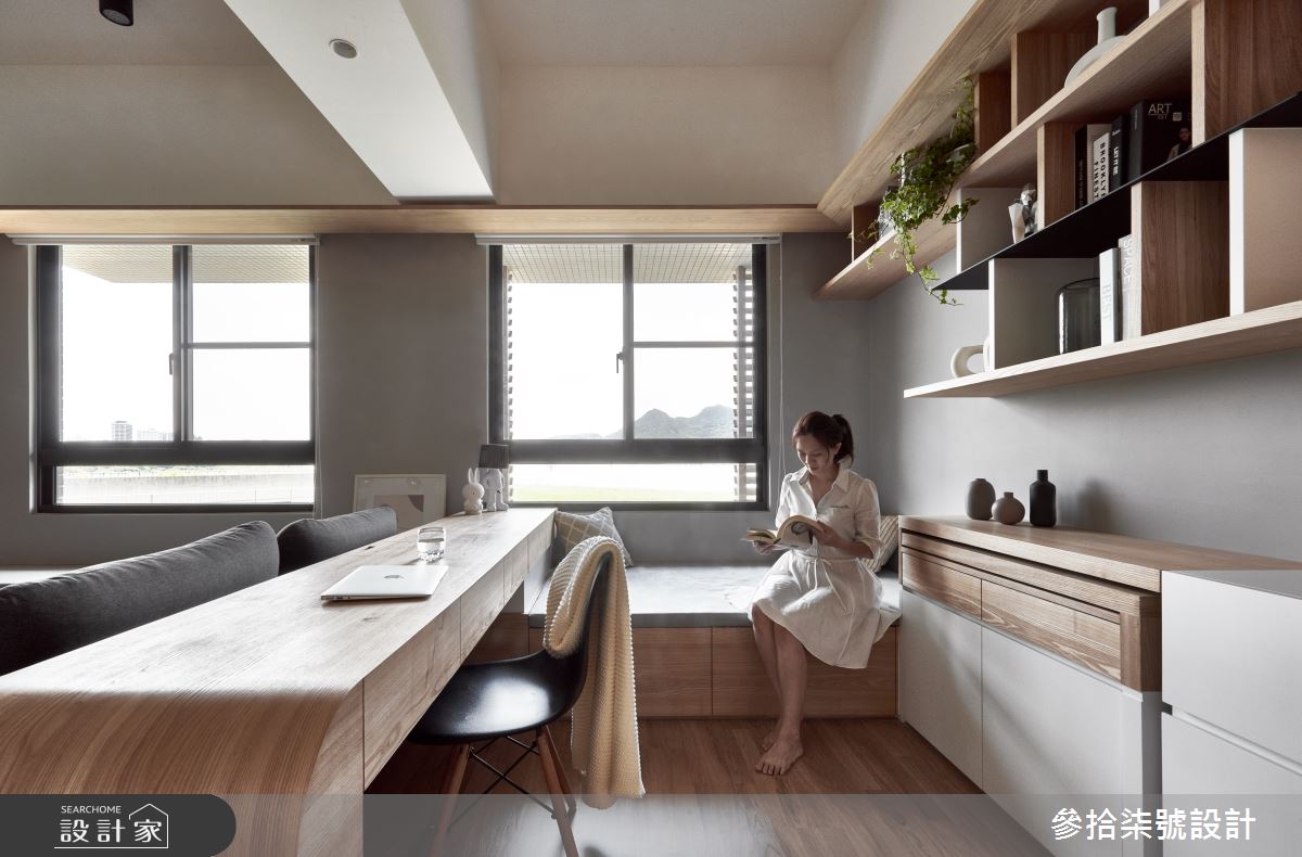 25坪新成屋(5年以下)＿北歐風書房案例圖片＿參拾柒號設計＿參拾柒號_10之14