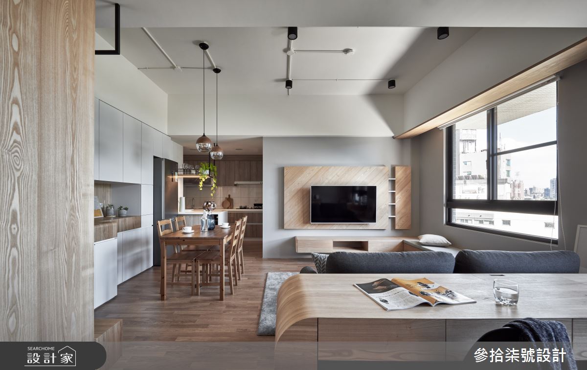25坪新成屋(5年以下)＿北歐風客廳案例圖片＿參拾柒號設計＿參拾柒號_10之15
