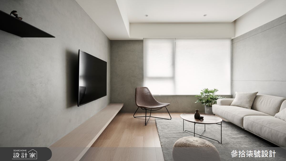 27坪新成屋(5年以下)＿人文禪風客廳案例圖片＿參拾柒號設計＿參拾柒號_11之9