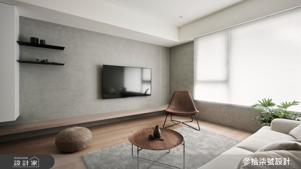 27坪新成屋(5年以下)＿人文禪風客廳案例圖片＿參拾柒號設計＿參拾柒號_11之10