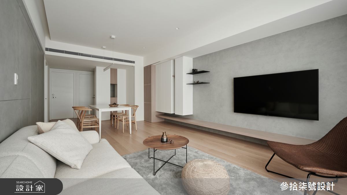 27坪新成屋(5年以下)＿人文禪風客廳案例圖片＿參拾柒號設計＿參拾柒號_11之13