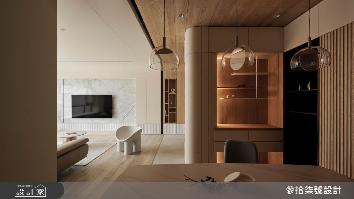 50坪毛胚屋＿現代風客廳餐廳案例圖片＿參拾柒號設計＿參拾柒號_19之8