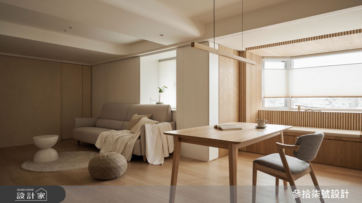 21坪老屋(16~30年)＿人文禪風客廳餐廳臥榻案例圖片＿參拾柒號設計＿參拾柒號_22之12