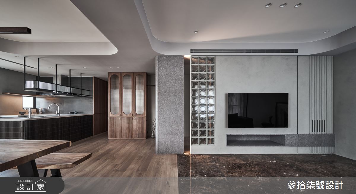 35坪老屋(31~40年)＿台式復古風玄關客廳餐廳廚房中島案例圖片＿參拾柒號設計＿參拾柒號_24之3